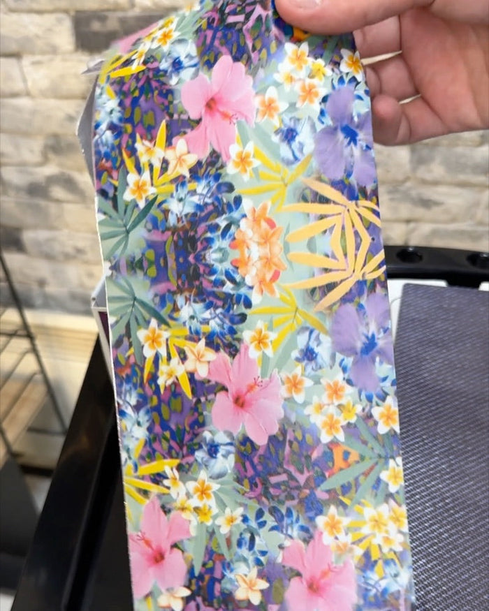 Flower Power foil in the salon