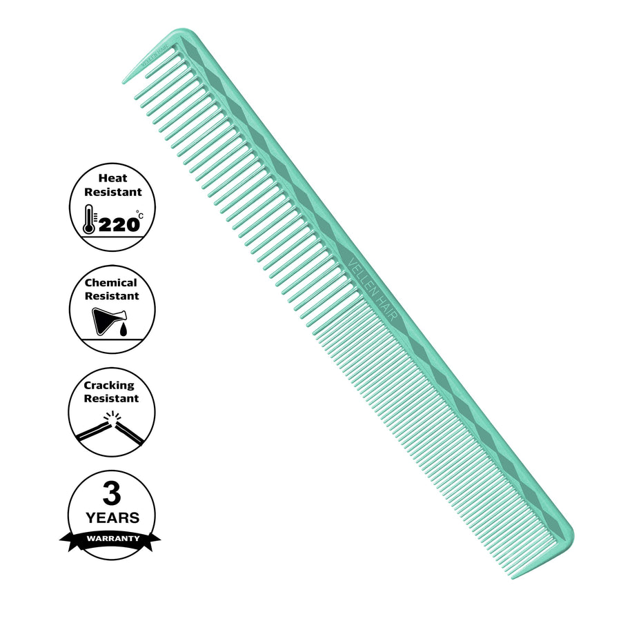 Vellen Hair® Ultimate Cutting Comb - VH202 - 17.8 cm / 7 inch - Mint