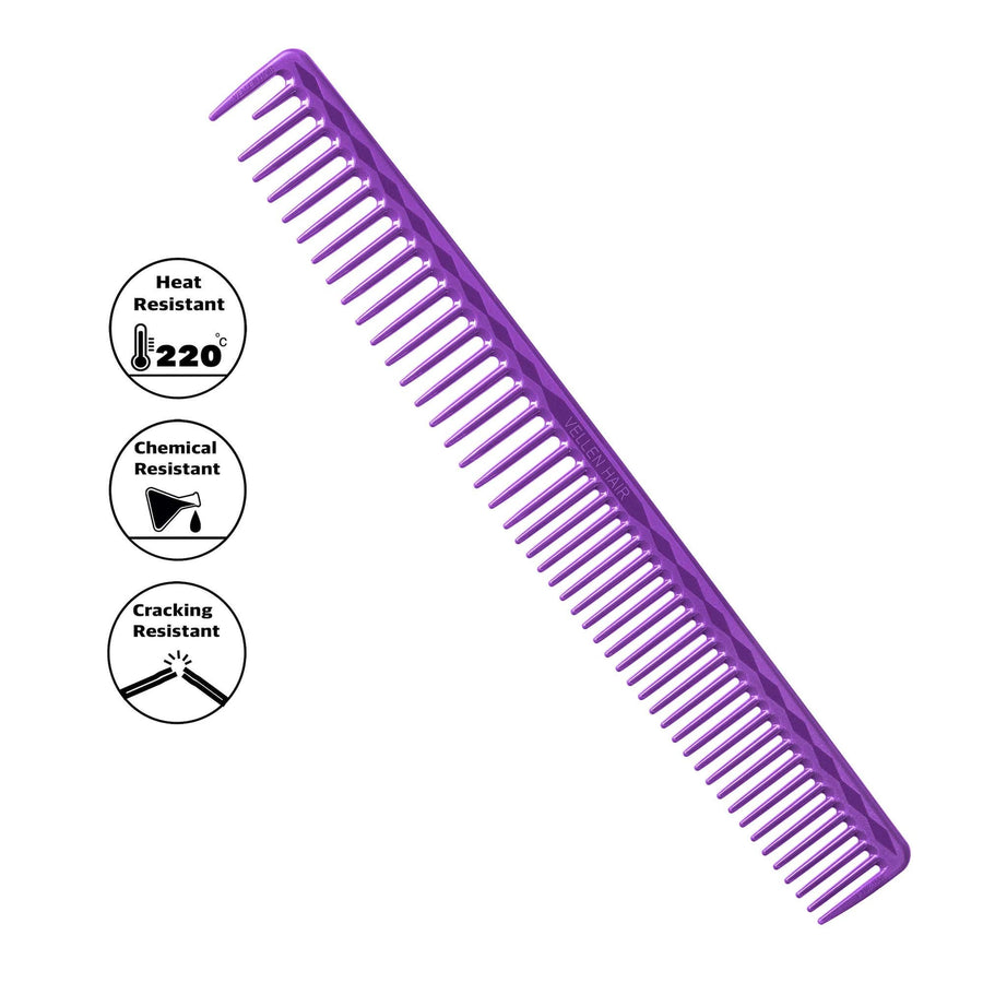 Vellen Hair® Ultimate Cutting Comb - VH204 - 22.8 cm / 8.97 inch - Purple