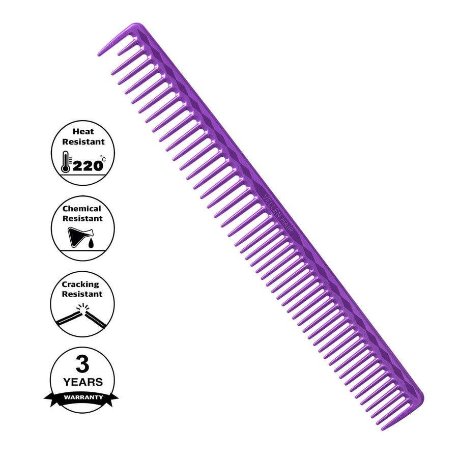 Vellen Hair® Ultimate Cutting Comb - VH204 - 22.8 cm / 8.97 inch - Purple