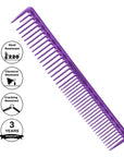 Vellen Hair® Ultimate Cutting Comb - VH207 - 18.4 cm / 7.24 inch - Purple