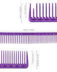 Vellen Hair® Ultimate Cutting Comb - VH207 - 18.4 cm / 7.24 inch - Purple