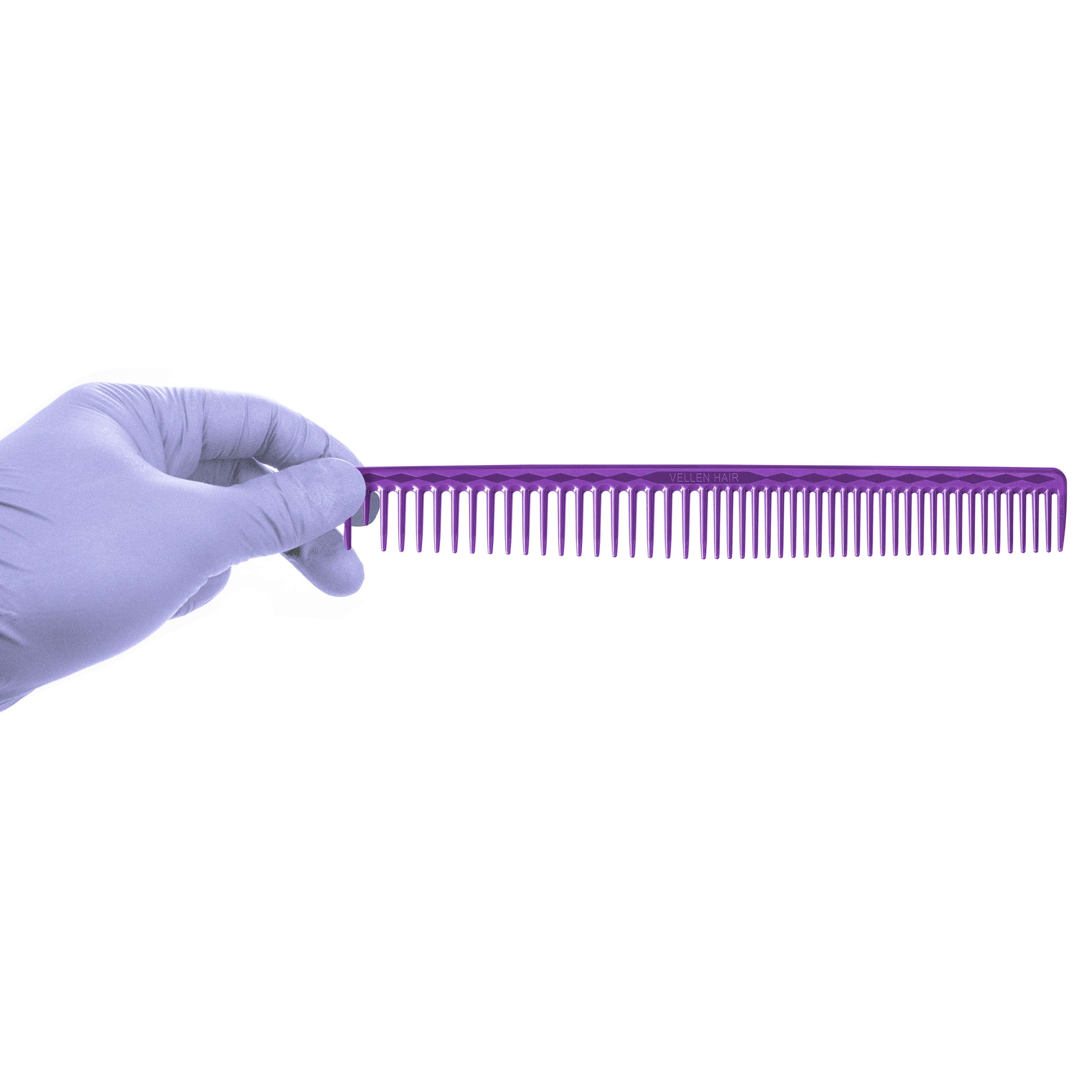 Vellen Hair® Ultimate Cutting Comb - VH204 - 22.8 cm / 8.97 inch - Purple