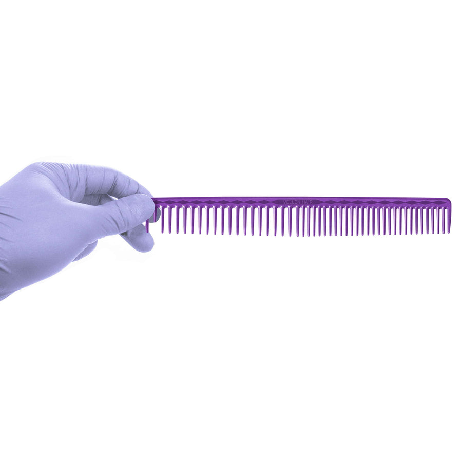 Vellen Hair® Ultimate Cutting Comb - VH204 - 22.8 cm / 8.97 inch - Purple