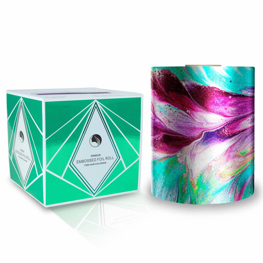 Embossed Foil Roll - 150 m - 15 Micron - Lily Flower