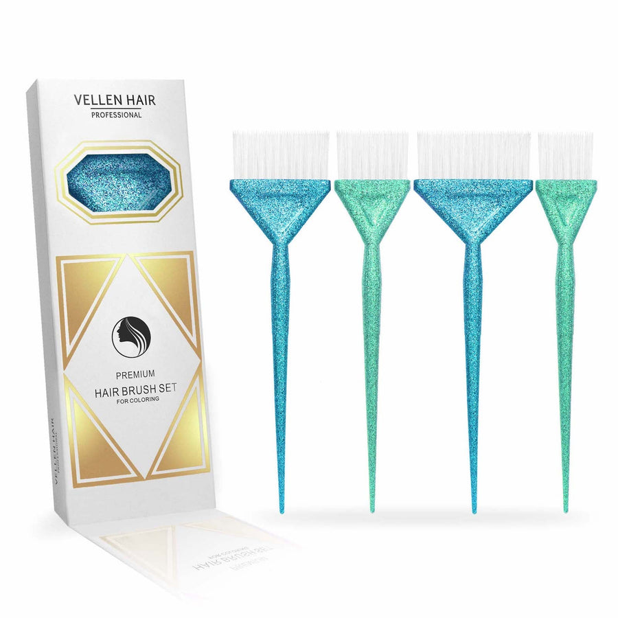 Glam Color Brush - 4 Pack - Mint/Blue