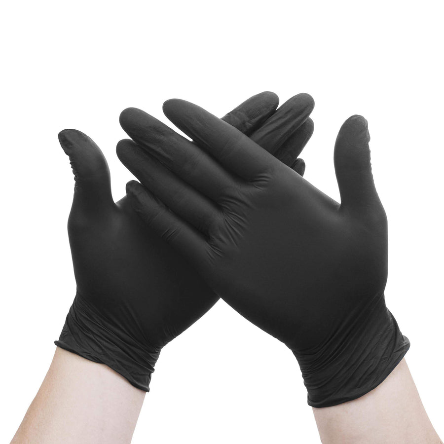 Nitrile Gloves - 100 Pack - Black