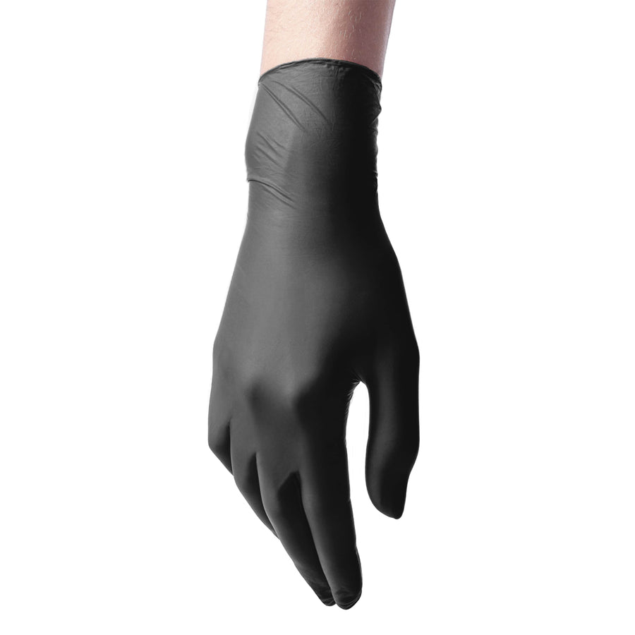 Nitrile Gloves - 100 Pack - Black