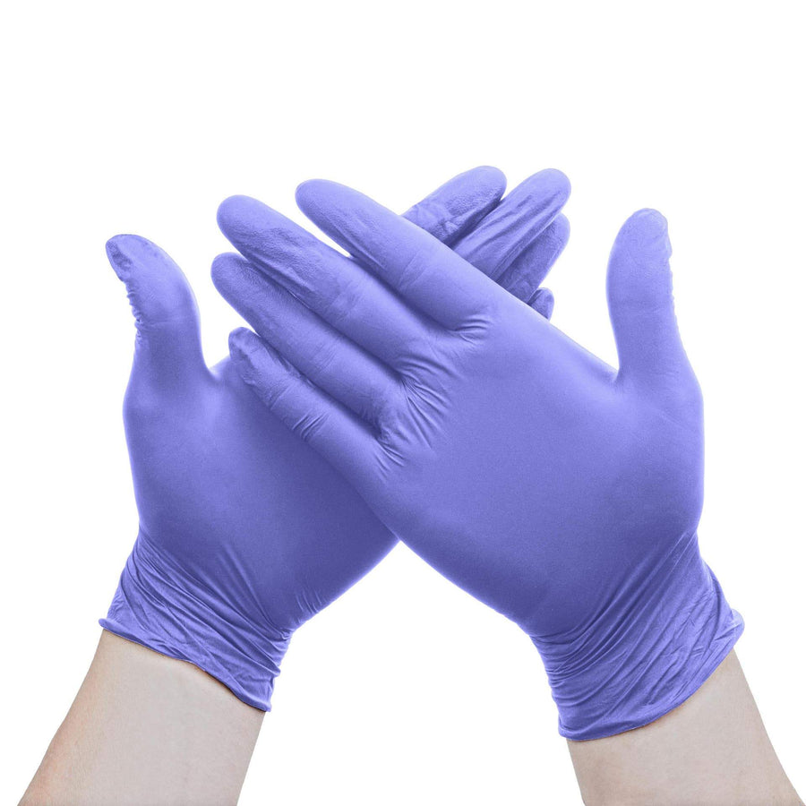 Nitrile Gloves - 100 Pack - Violet