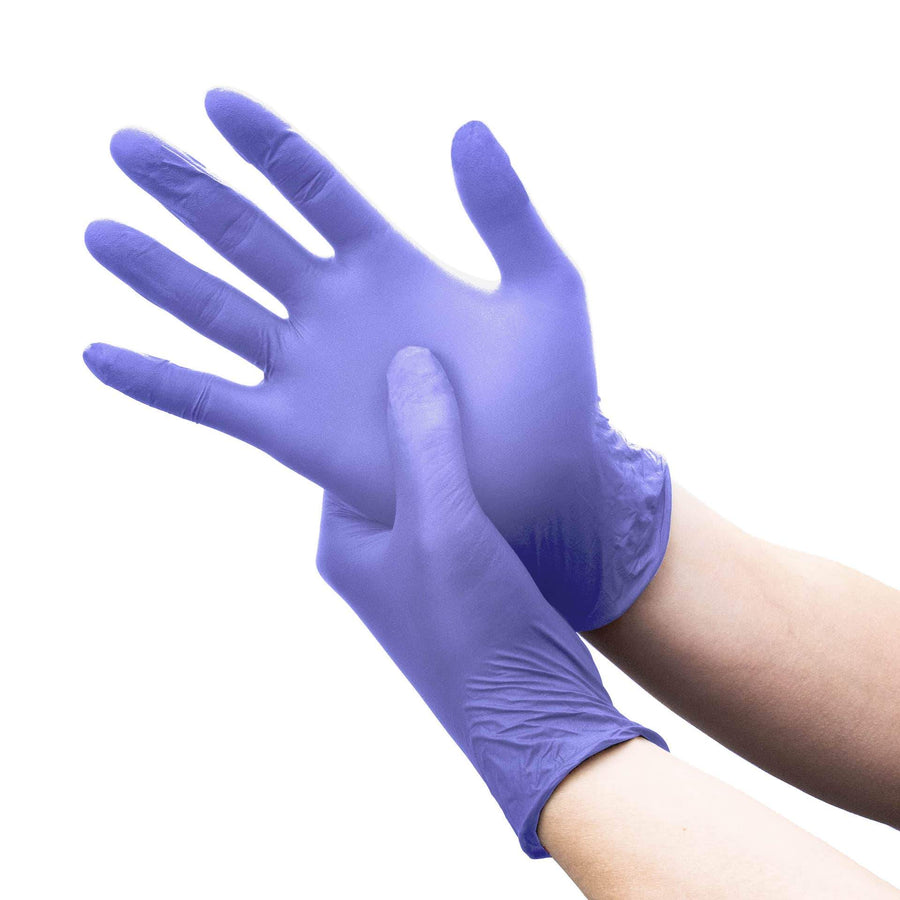 Nitrile Gloves - 100 Pack - Violet