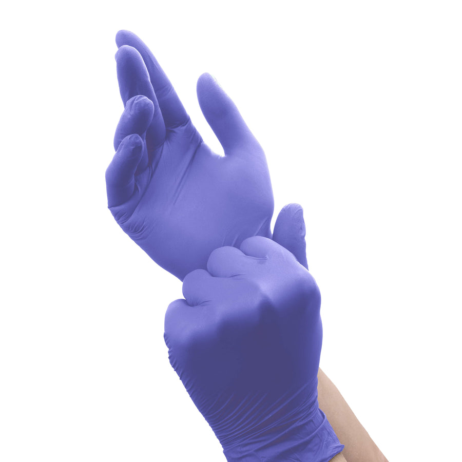 Nitrile Gloves - 100 Pack - Violet