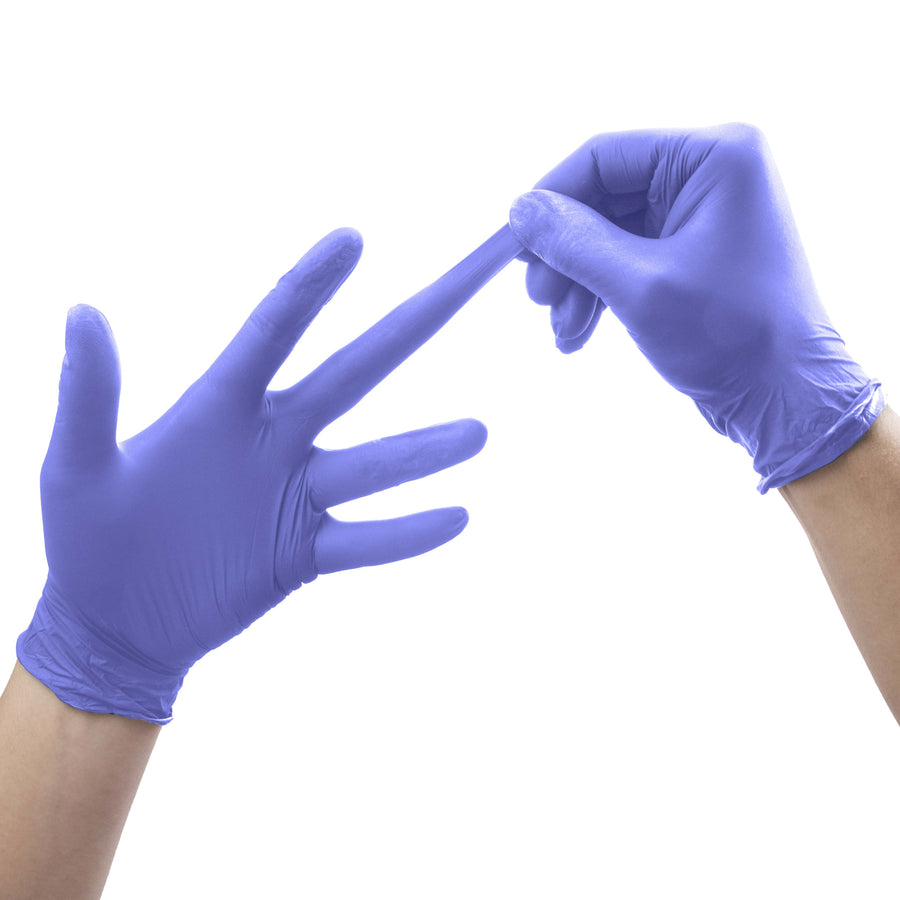 Nitrile Gloves - 100 Pack - Violet