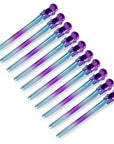 Super Sectioner Clips - 10 Pack - Turquoise/Purple Ombre