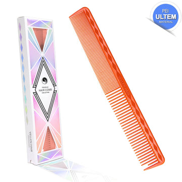 Vellen Hair® Ultimate Cutting Comb - VH202 - 17.8 cm / 7 inch - Orange