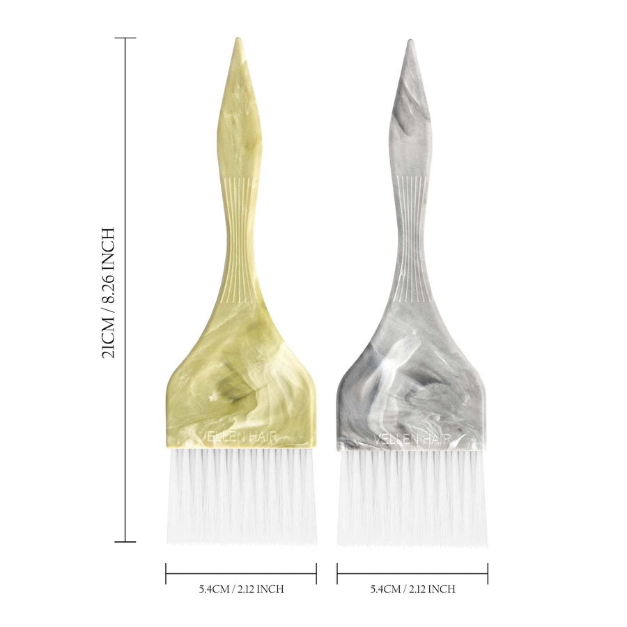 Marble Color Brush - 2 Pack - Olive/Gray