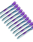 Super Sectioner Clips - 10 Pack - Turquoise/Purple Ombre