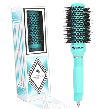 Ceramic/Ionic Round Hairbrush 1.3 inch / 32 mm - Mint