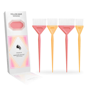 Color Brush - 4 Pack - Peach/Orange