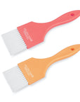 Color Brush - 2 Pack - Peach/Orange