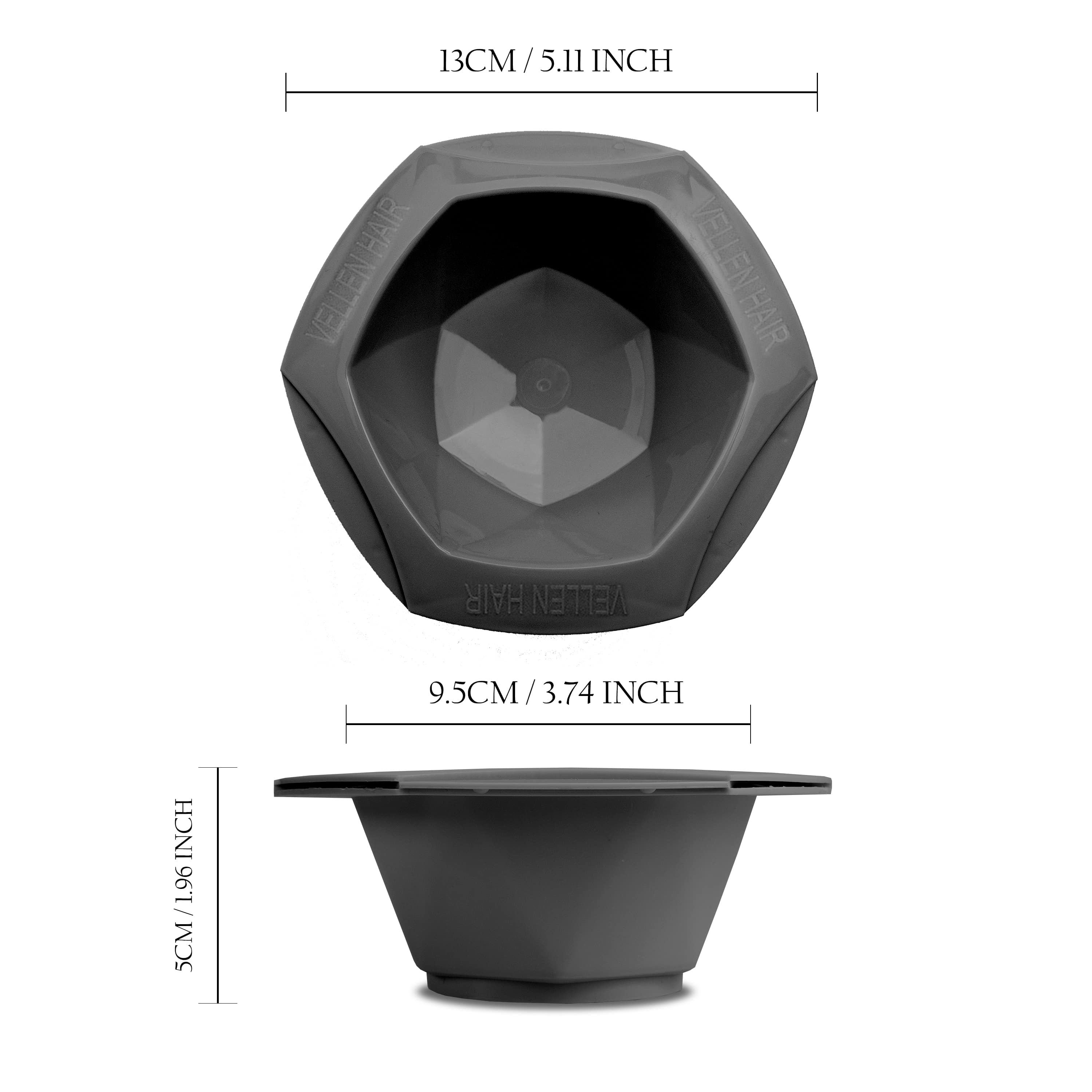 Color Bowl Set - 7 Pack - Black