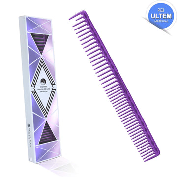 Vellen Hair® Ultimate Cutting Comb - VH204 - 22.8 cm / 8.97 inch - Purple