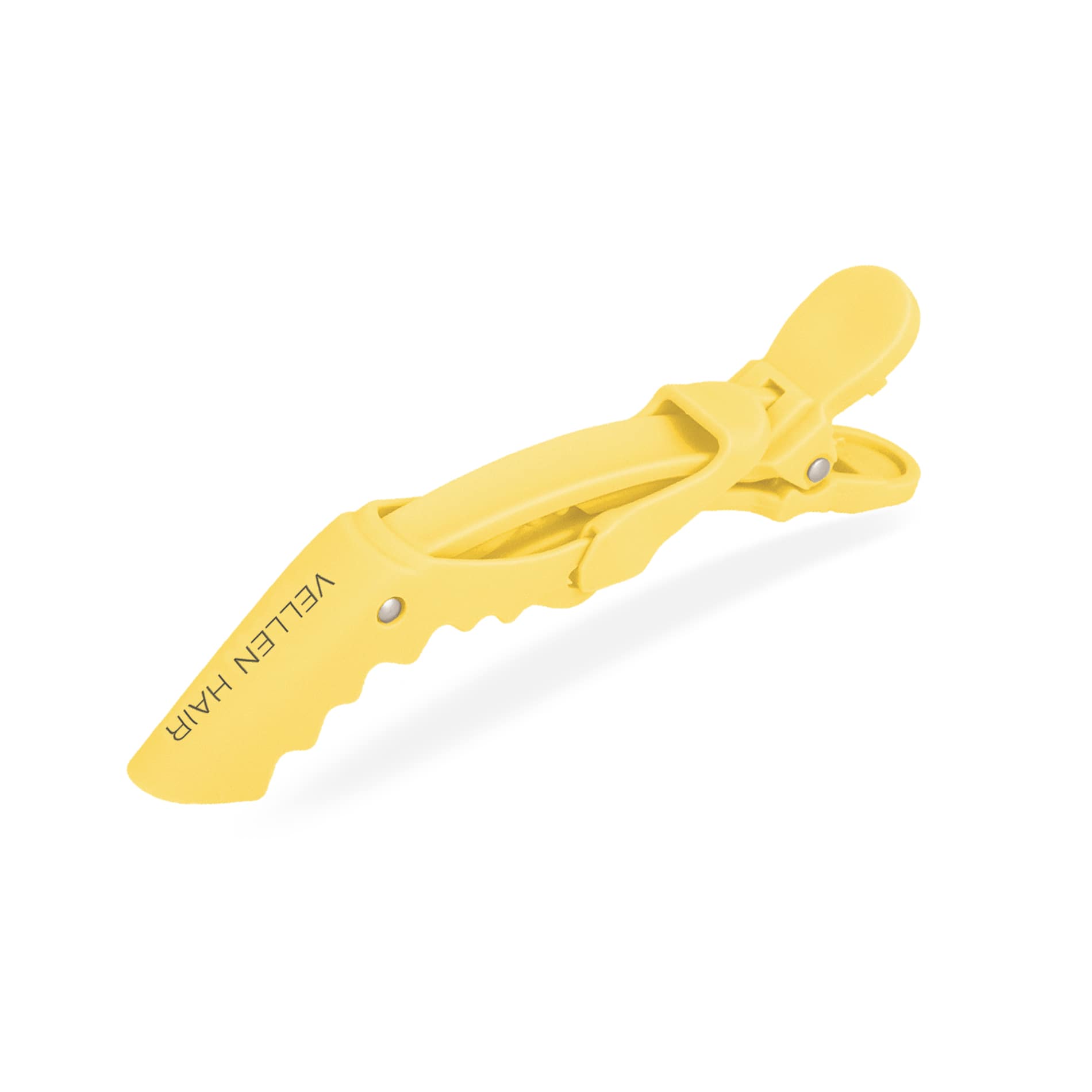 Alligator Hair Clips - 6 Pack - Yellow
