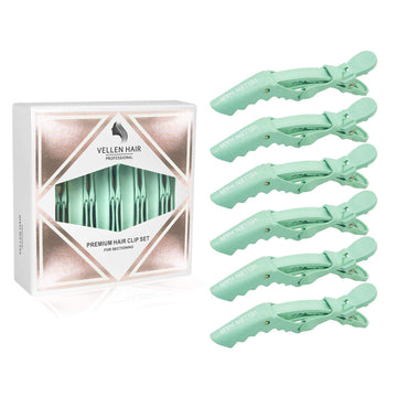 Alligator Hair Clips - 6 Pack - Eco Mint