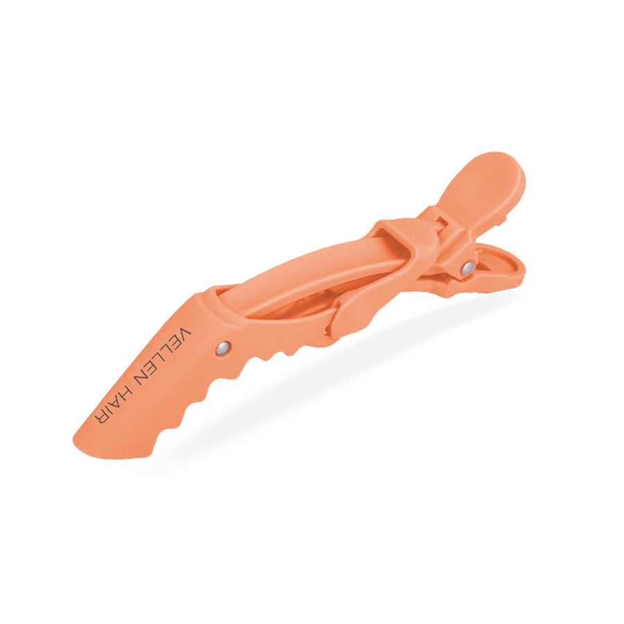 Alligator Hair Clips - 6 Pack - Peach