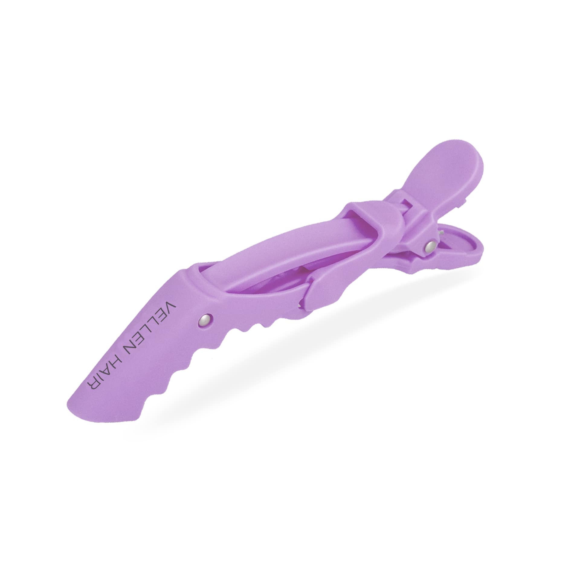 Alligator Hair Clips - 6 Pack - Purple