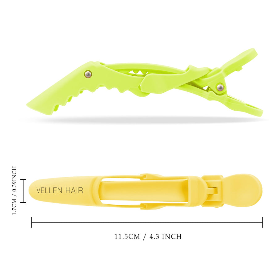Alligator Hair Clips - 6 Pack - Rainbow