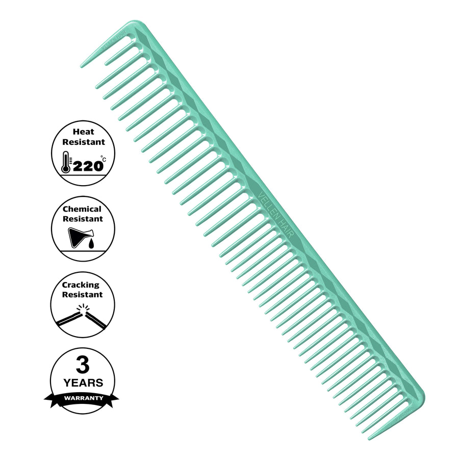 Vellen Hair® Ultimate Cutting Comb - VH207 - 18.4 cm / 7.24 inch - Mint