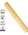 Vellen Hair® Ultimate Cutting Comb - VH202 - 17.8 cm / 7 inch - Yellow