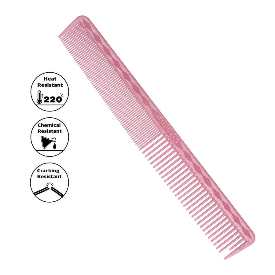 Vellen Hair® Ultimate Cutting Comb - VH202 - 17.8 cm / 7 inch - Pink