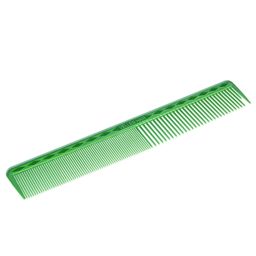 Vellen Hair® Ultimate Cutting Comb - VH202 - 17.8 cm / 7 inch - Green Transparent