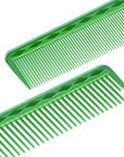 Vellen Hair® Ultimate Cutting Comb - VH202 - 17.8 cm / 7 inch - Green Transparent