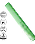 Vellen Hair® Ultimate Cutting Comb - VH202 - 17.8 cm / 7 inch - Green Transparent