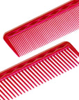 Vellen Hair® Ultimate Cutting Comb - VH202 - 17.8 cm / 7 inch - red transparent