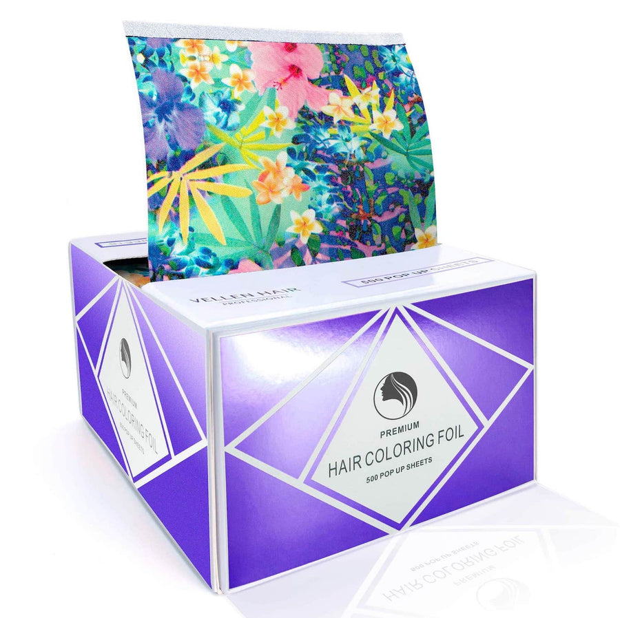 Pop Up Foil Sheets - 500 Sheets - 15 Micron - Flower Power