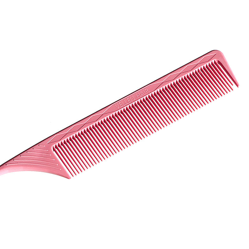 VELLEN HAIR® ULTIMATE PIN TAIL COMBS 3 PACK - PINK