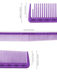 Vellen Hair® Ultimate Cutting Comb - VH205 - 21.4 cm / 8.42 inch - Purple